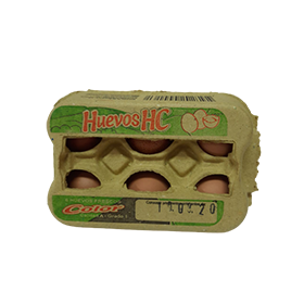 ROTH HUEVOS CAMPOS EST.COLOR X 6 U.